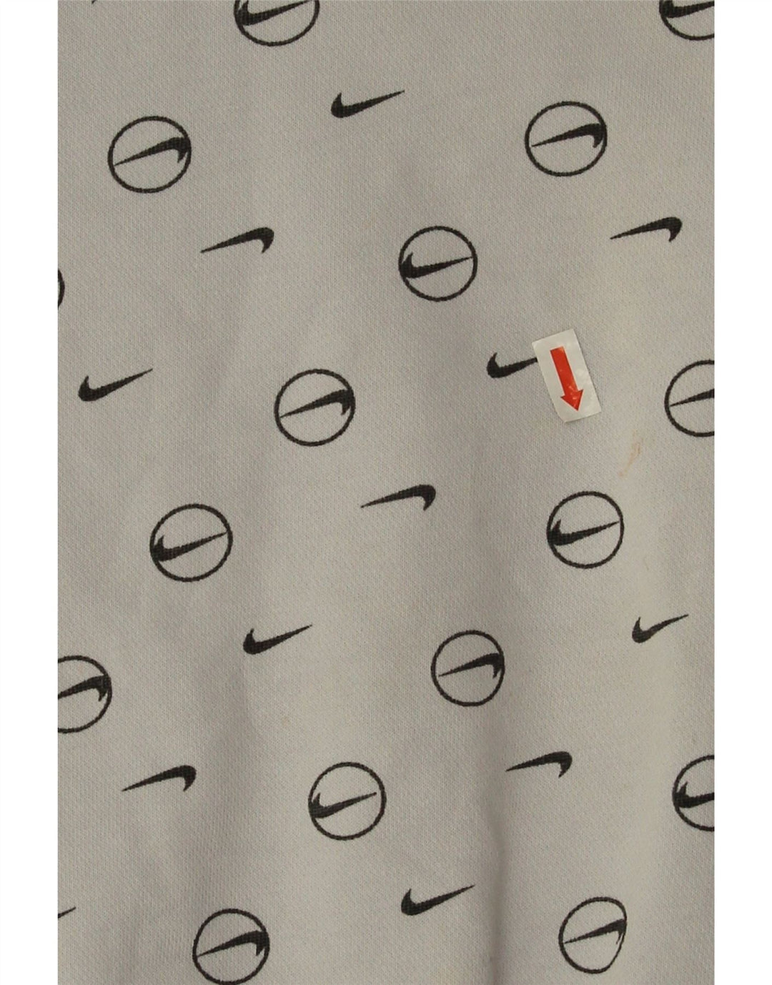 Pulover pentru femei Nike Oversized Crop Graphic Pulover UK 10 Mic Gri