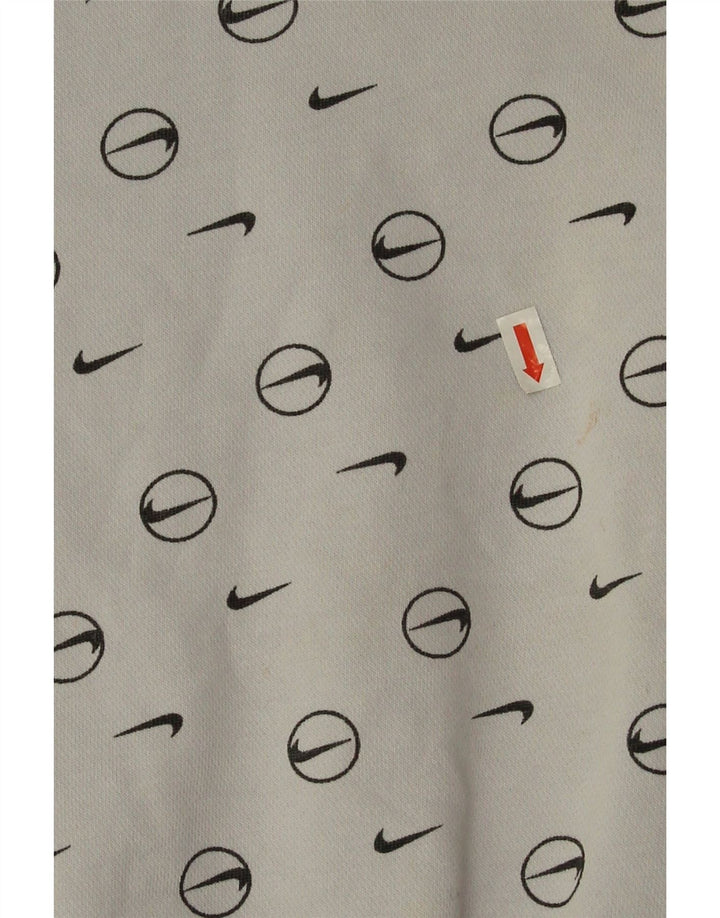 Pulover pentru femei Nike Oversized Crop Graphic Pulover UK 10 Mic Gri