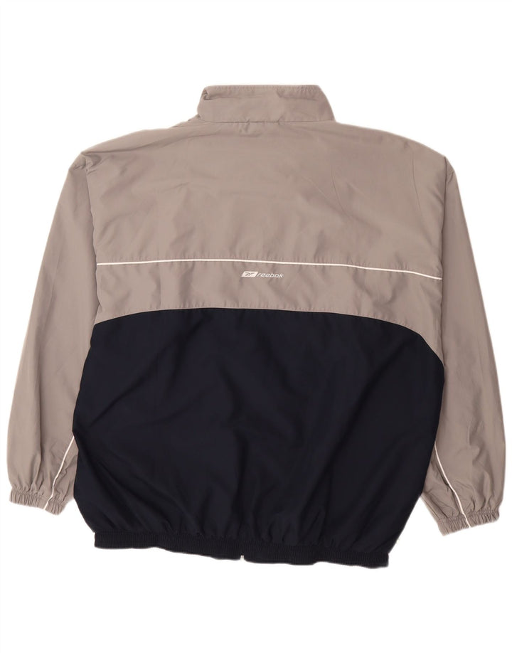 Jachetă de trening pentru bărbați REEBOK 2XL, gri, poliester color bloc