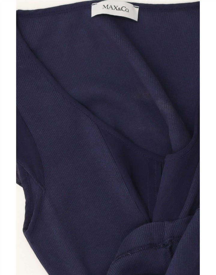 Bluză pentru femei Max & Co. Top UK 12 Medium Bleumarin