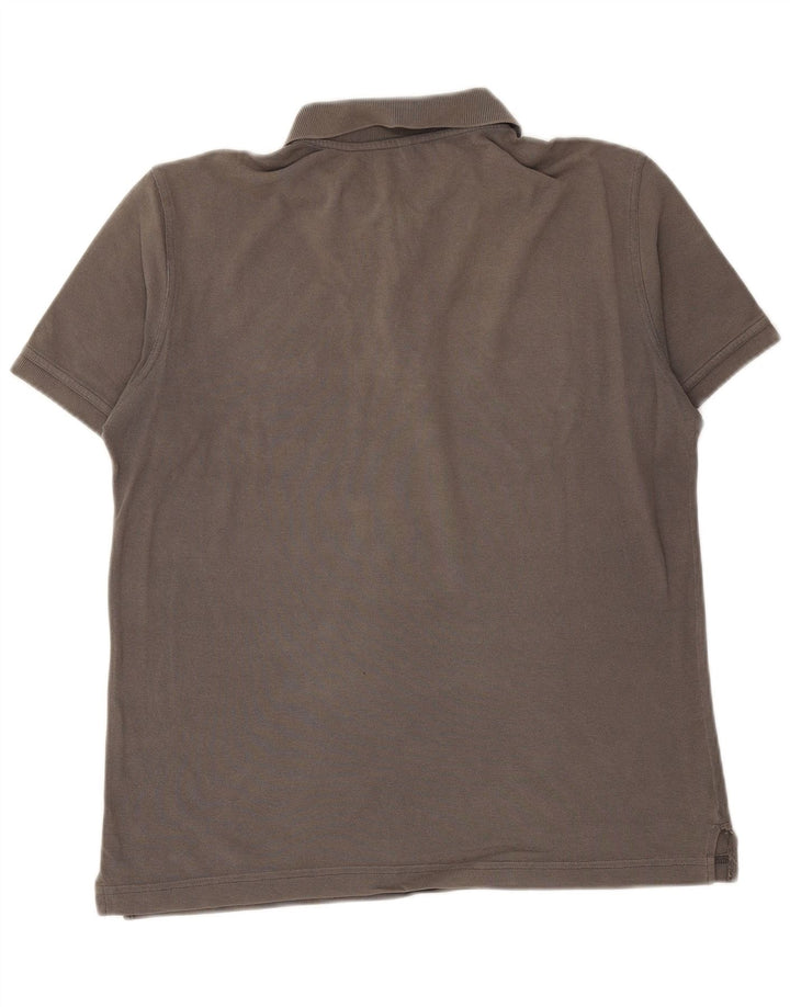 Tricou polo BENETTON pentru bărbați, gri mediu