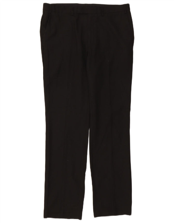 Pantaloni de costum slim pentru bărbați Marks & Spencer L34 L32 negri