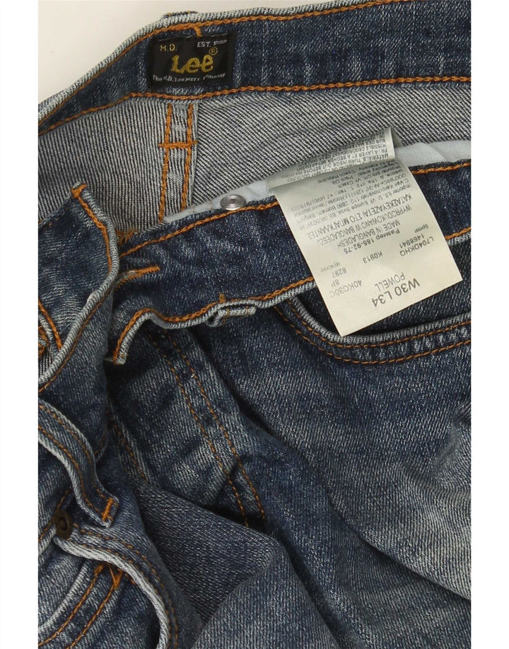 Blugi Lee Powell Slim pentru bărbați W30 L28 Bumbac albastru