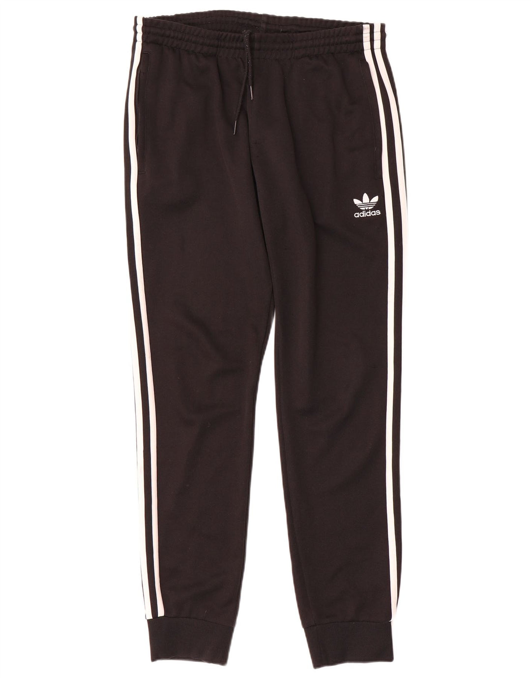 Pantaloni de trening Adidas pentru bărbați Joggeri poliester mediu negru
