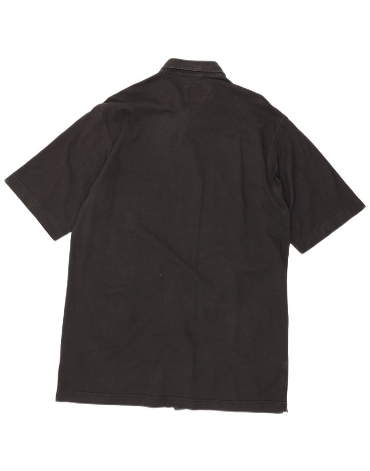 Cămașă cu mânecă scurtă pentru bărbați Kappa, bumbac negru XL