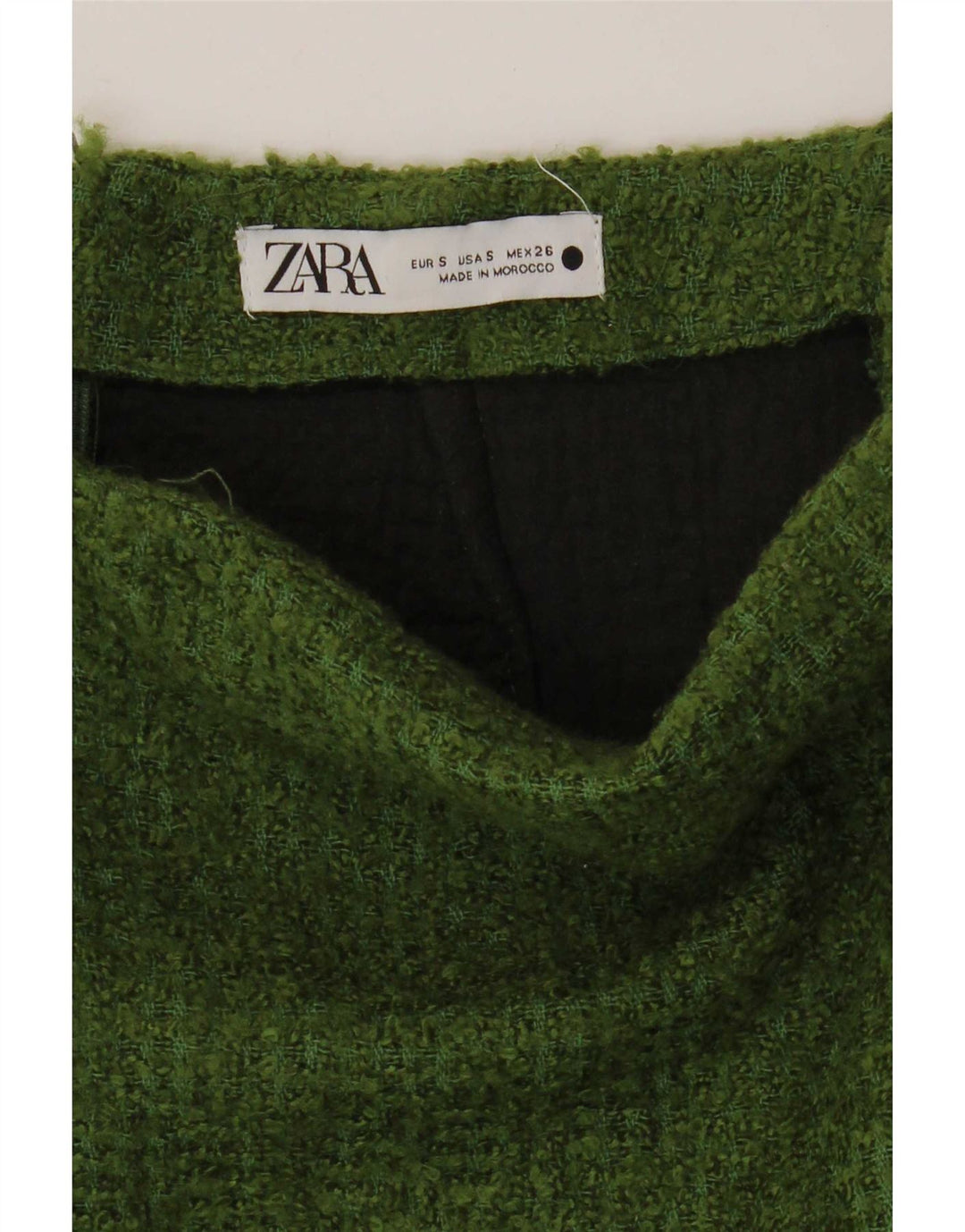 Fusta Mini Zara Femei Mica W26 Verde
