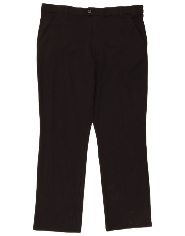 Pantaloni Chino Drepți Lee Bărbați L40 L31 Rayon Negru