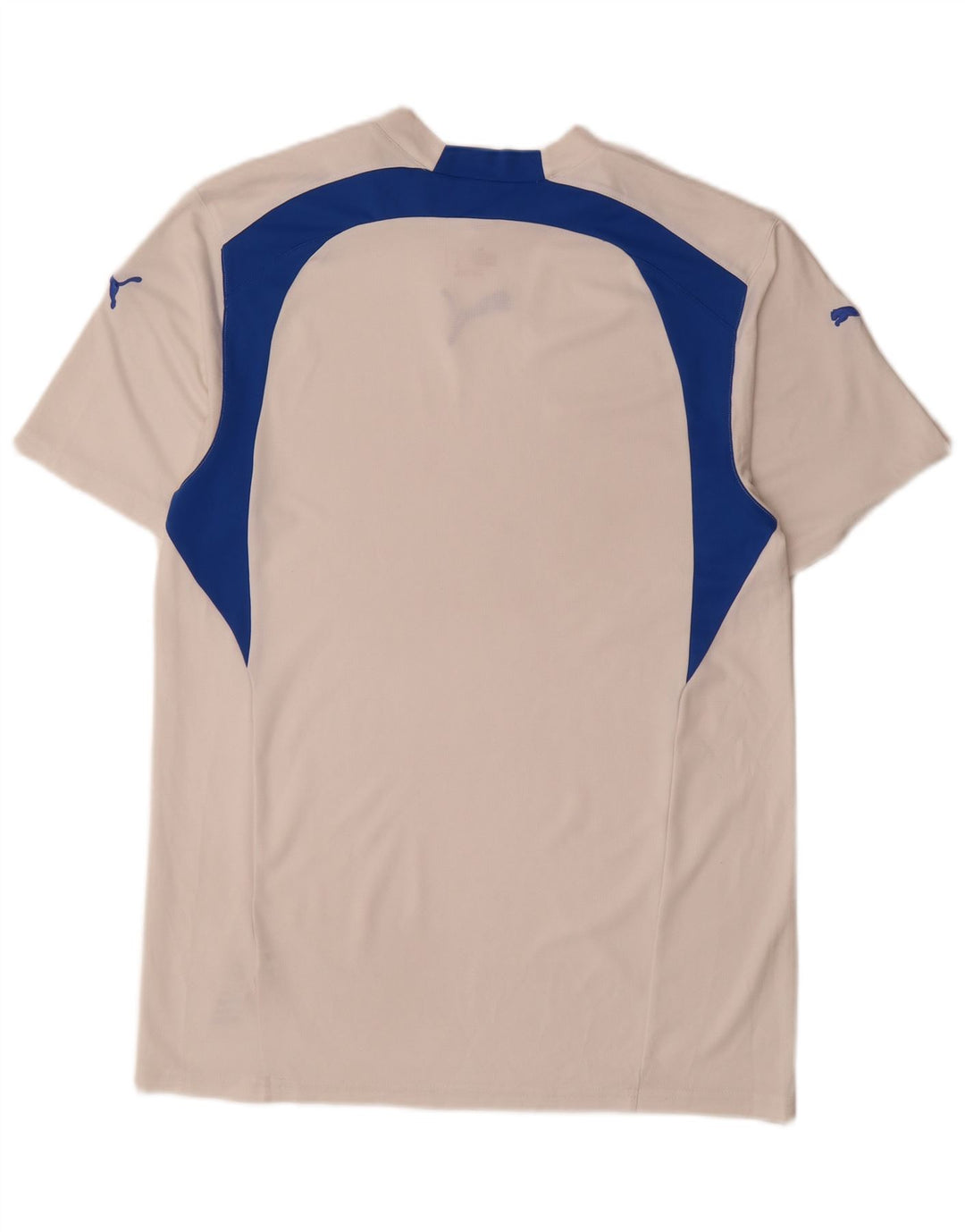 Tricou pentru bărbați Puma Top mic, alb, poliester color bloc