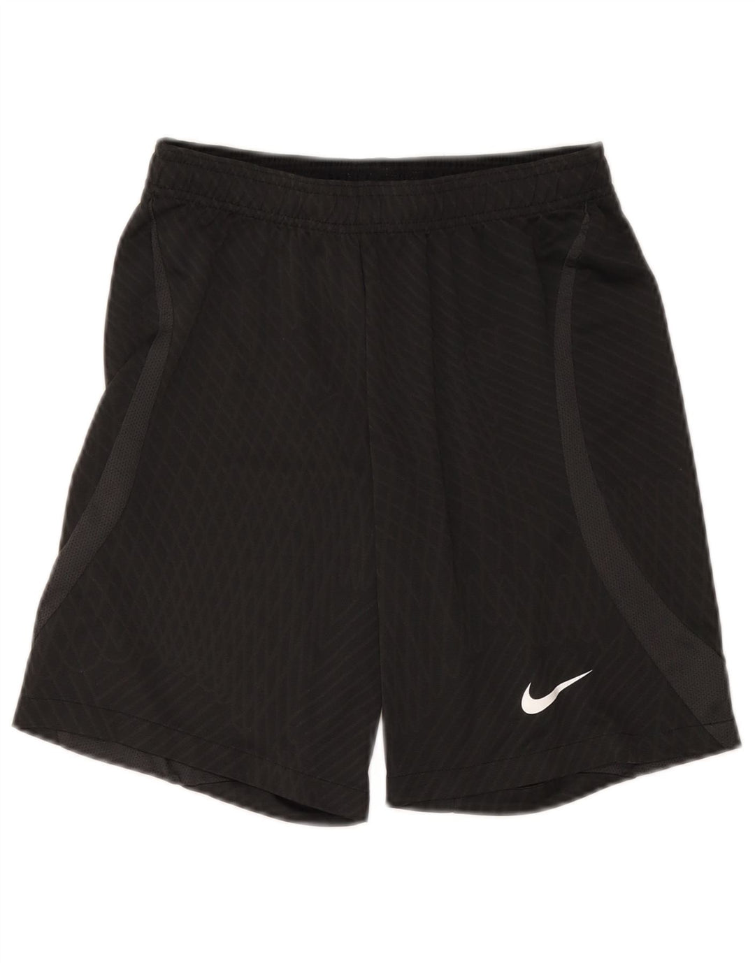 Pantaloni scurți sport Nike Dri Fit Slim Fit pentru bărbați, poliester cu carouri mici, negru