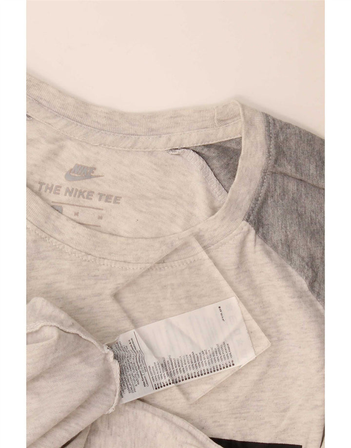 Tricou grafic pentru bărbați Nike Top Medium Gri Colorblock