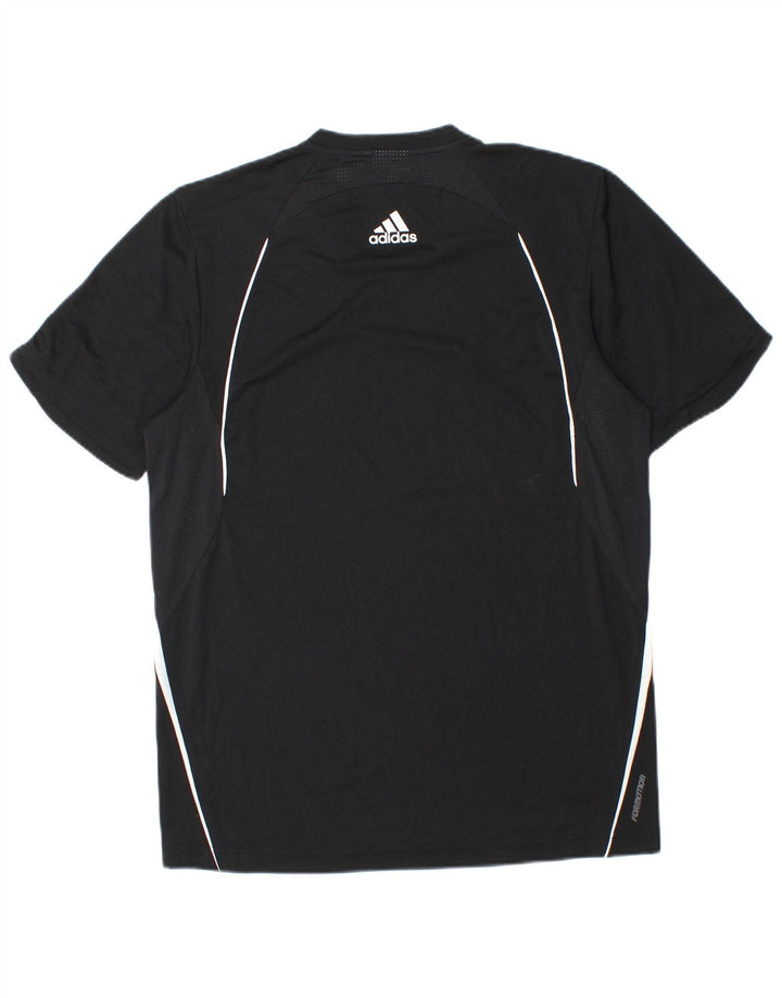 Tricou grafic Adidas Clima 365 pentru bărbați Top Mediu Poliester Negru
