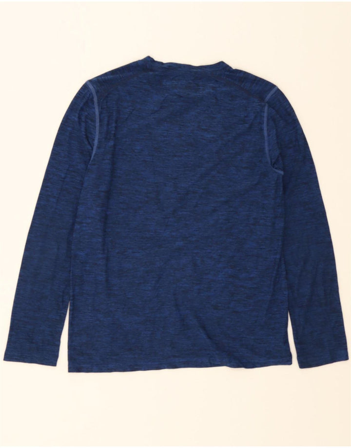 RUSSELL ATHLETIC Boys Top Long Sleeve 10-11 Years Large Navy Blue Vintage Russell Athletic and Second-Hand Russell Athletic from Messina Hembry 
