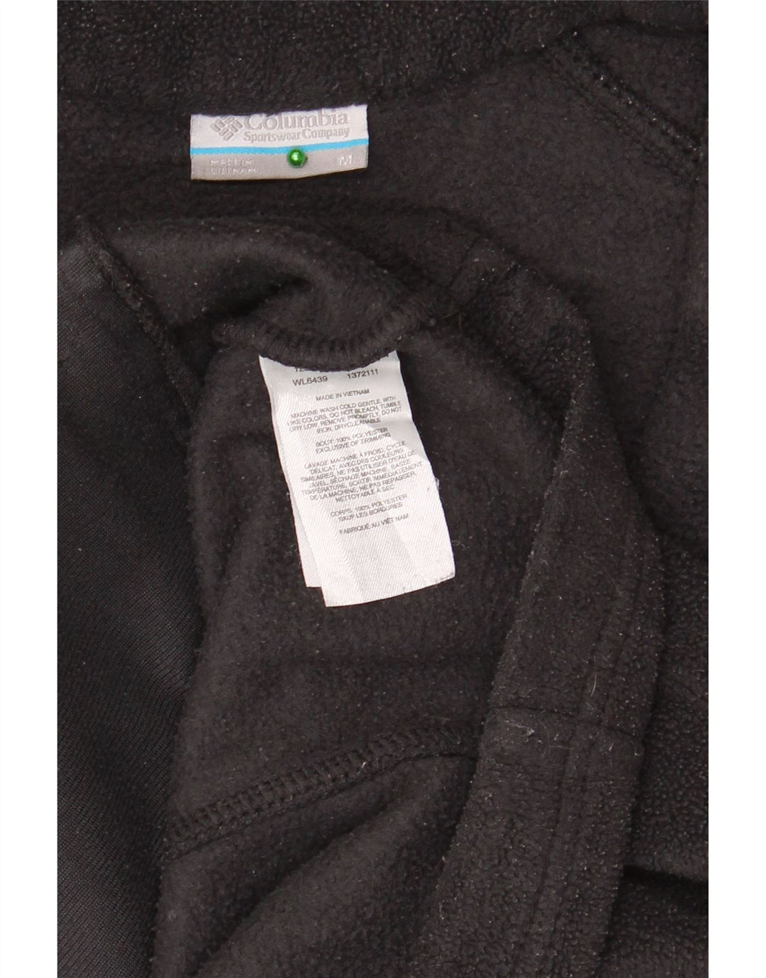 Jachetă fleece Columbia pentru femei UK 12 Poliester mediu negru