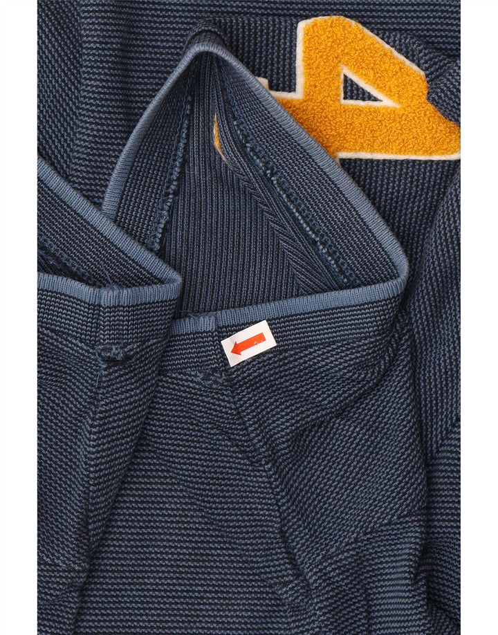 SUPERDRY Tricou polo clasic pentru bărbați, 3XL, bleumarin, cu dungi