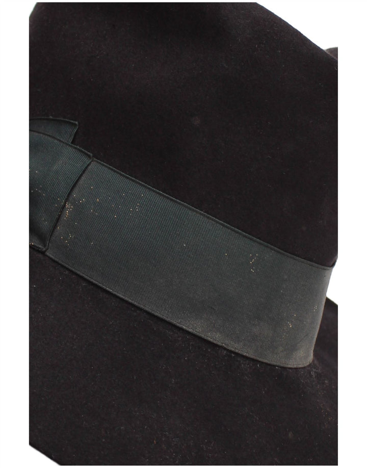 Pălărie Fedora pentru bărbați Borsalino Mic Negru Clasic