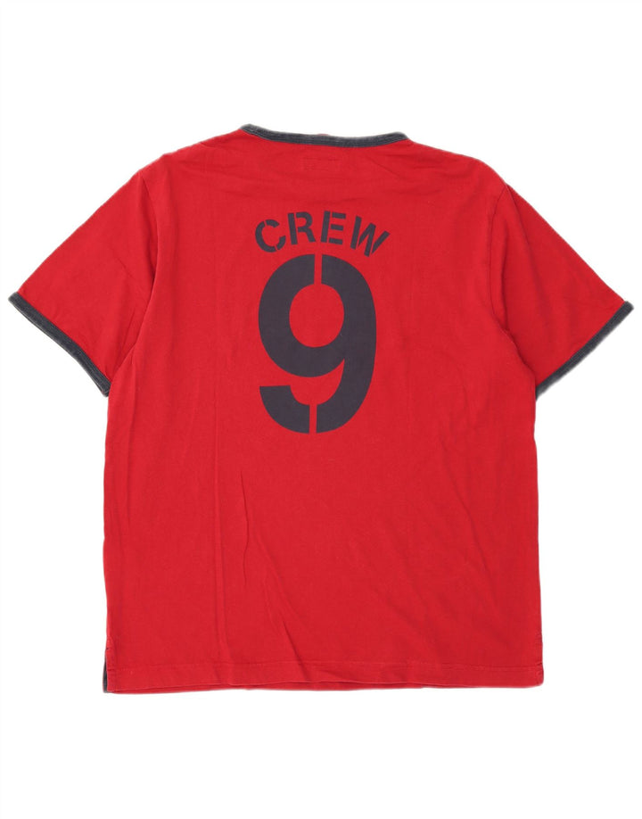 GANT Mens Graphic T-Shirt Top Large Red Cotton