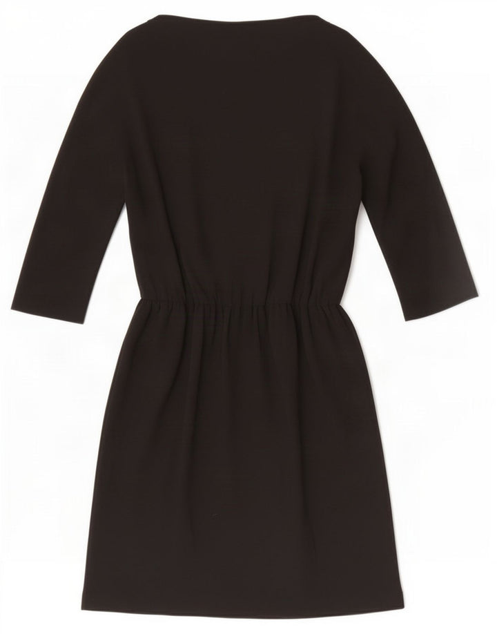 Rochie de bază Zara pentru femei cu mâneci 3/4 UK 12 Medium Negru
