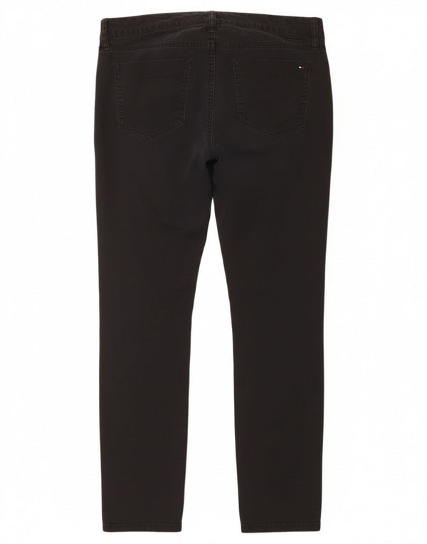 Pantaloni casual subțiri pentru femei Tommy Hilfiger US 6 Medium W30 L30 Bumbac negru