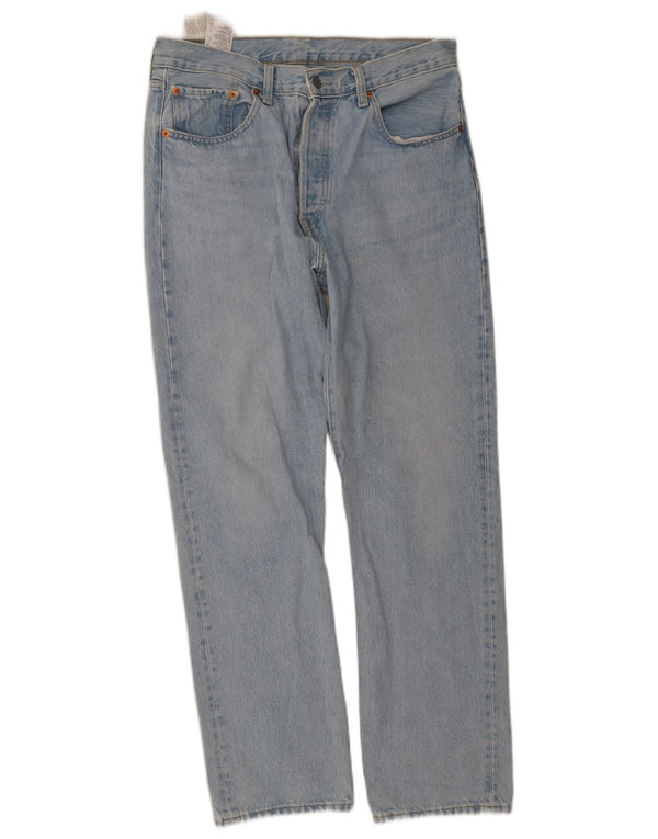 Blugi 501 drepti pentru bărbați Levi's W31 L30 Bumbac albastru
