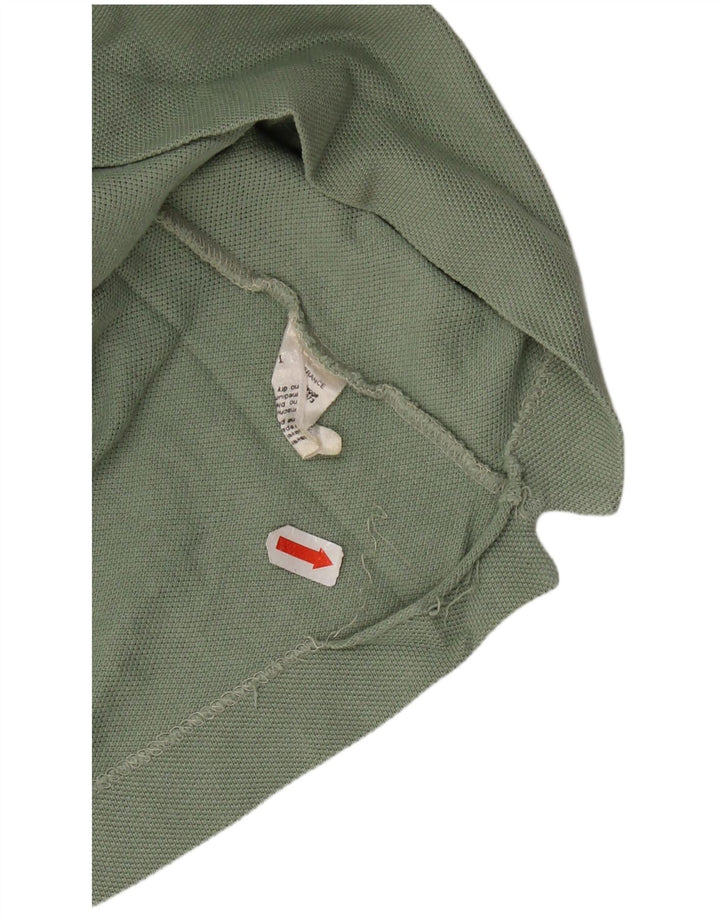 Tricou polo Lacoste pentru bărbați, mărimea 5, bumbac verde mare