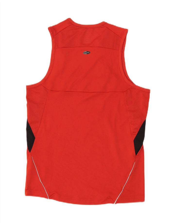 Vest Vest Top pentru bărbați Adidas Medium Red Poliester