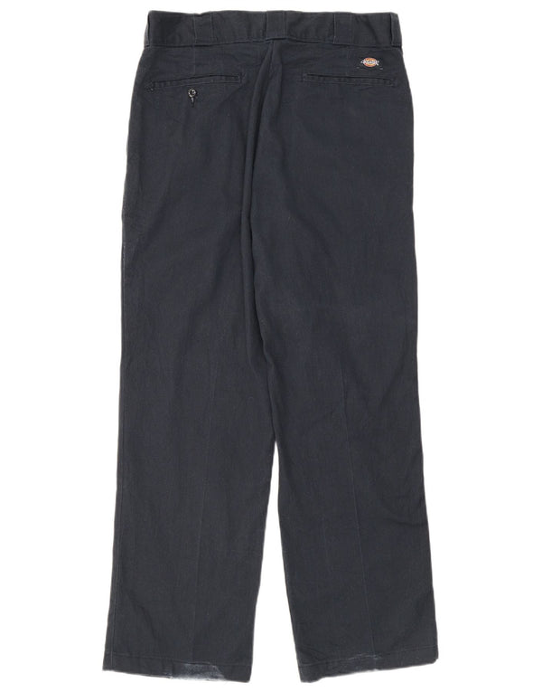 Pantaloni chino drepți pentru bărbați Dickies W32 L30 bleumarin
