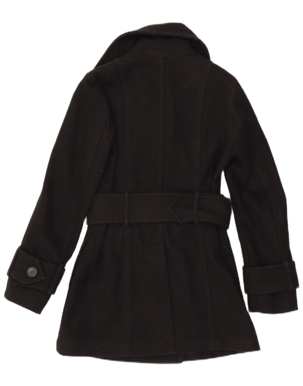Palton dublu pentru femei Benetton UK 8 Small Black