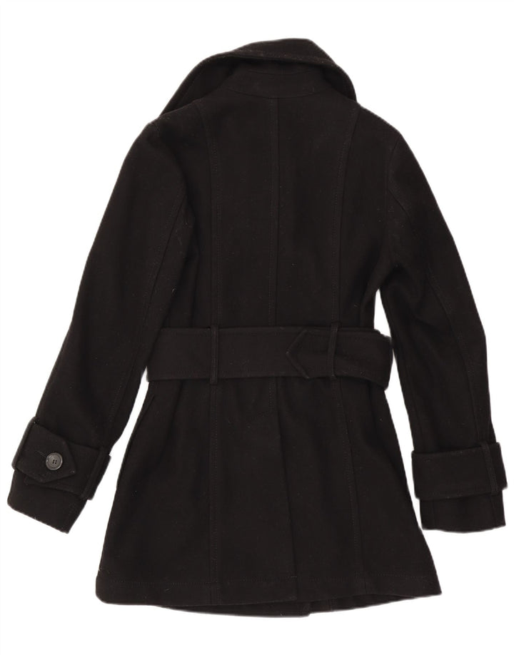 Palton dublu pentru femei Benetton UK 8 Small Black
