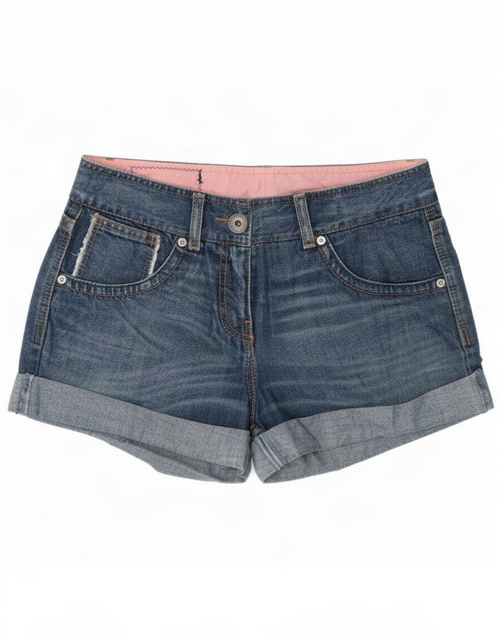 Pantaloni scurți din denim pentru femei Benetton IT 42 Medium W30 Bumbac albastru