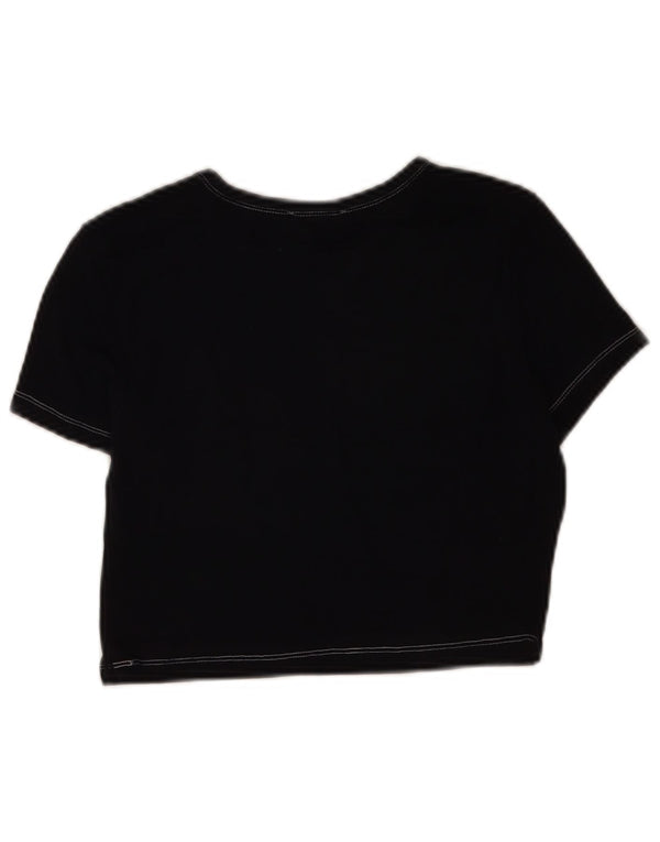 Top tricou pentru femei Zara UK 14 mare bleumarin