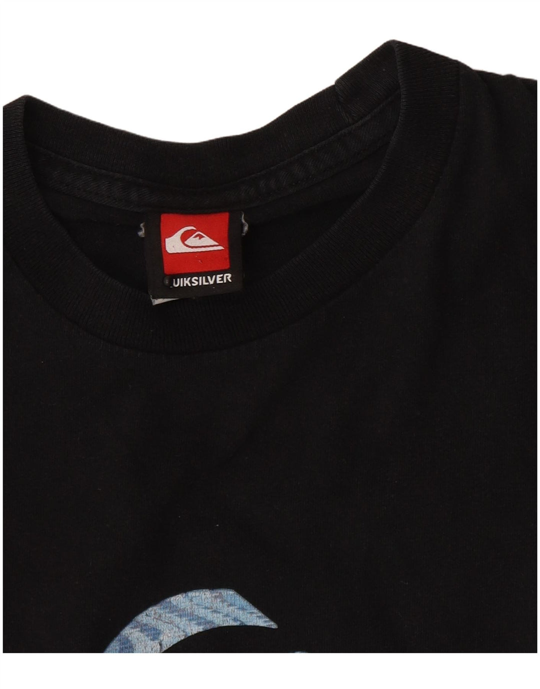 Tricou grafic Quiksilver pentru bărbați Top mic negru