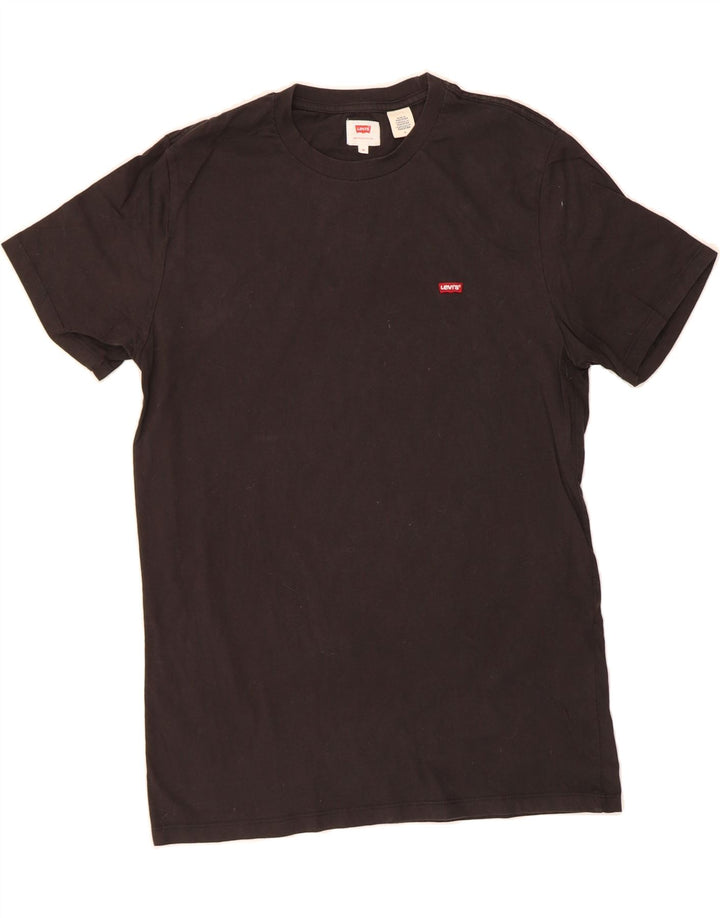 LEVI'S Mens T-Shirt Top Medium Black Vintage Levi's and Second-Hand Levi's from Messina Hembry 