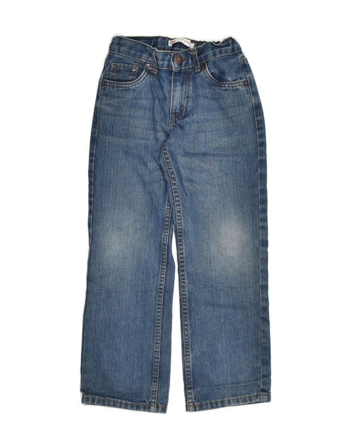 LEVI'S Boys 505 Regular Fit Straight Jeans 6-7 Years W18 L21  Navy Blue | Vintage Levi's | Thrift | Second-Hand Levi's | Used Clothing | Messina Hembry 
