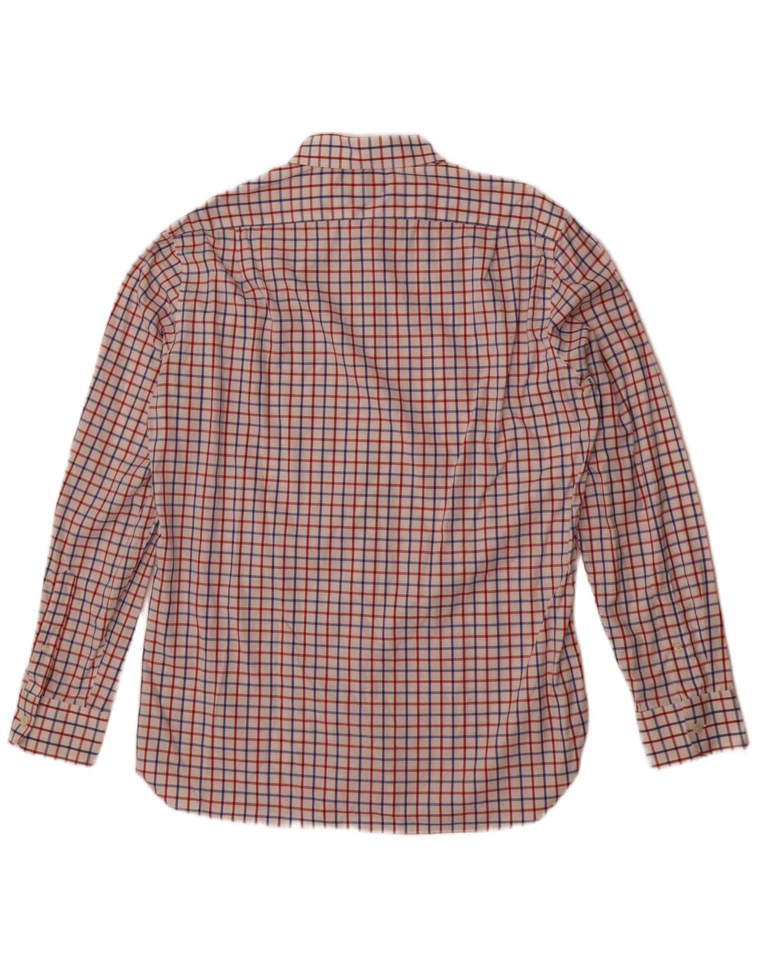 Cămașă Thompson pentru bărbați J. Crew Mărimea 16 16 1/2 mare, carouri albe