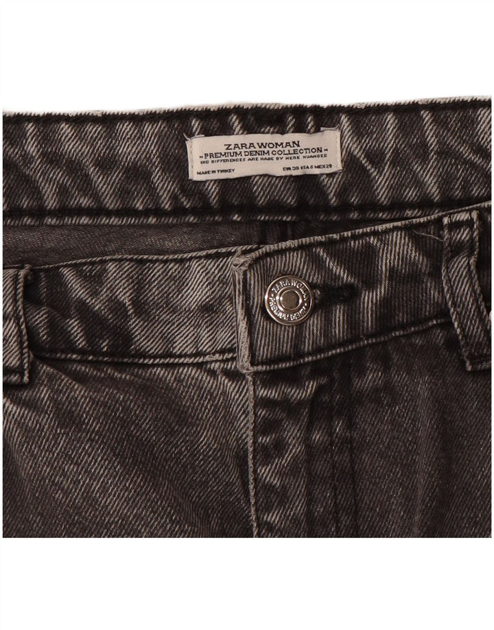 Blugi conici pentru femei Zara EU 38 Mici L28 L26 Gri