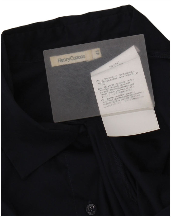 Bluză cămașă cu mânecă scurtă pentru femei Henry s IT 44 Medium Bleumarin