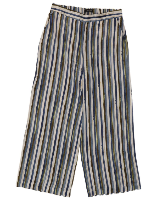 Pantaloni tăiați pentru femei Zara Mediu L28 L25 Poliester cu dungi multicolore
