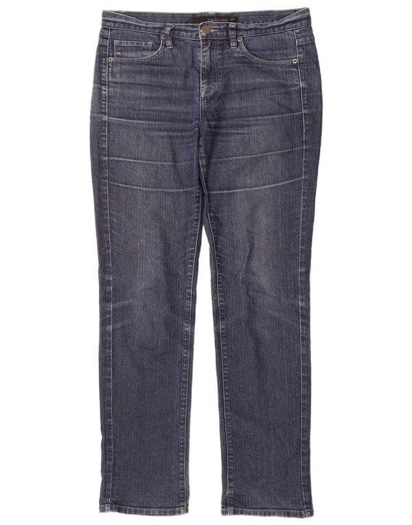 Blugi drepti pentru femei Calvin Klein US 10 Medium W30 L32 Bumbac bleumarin