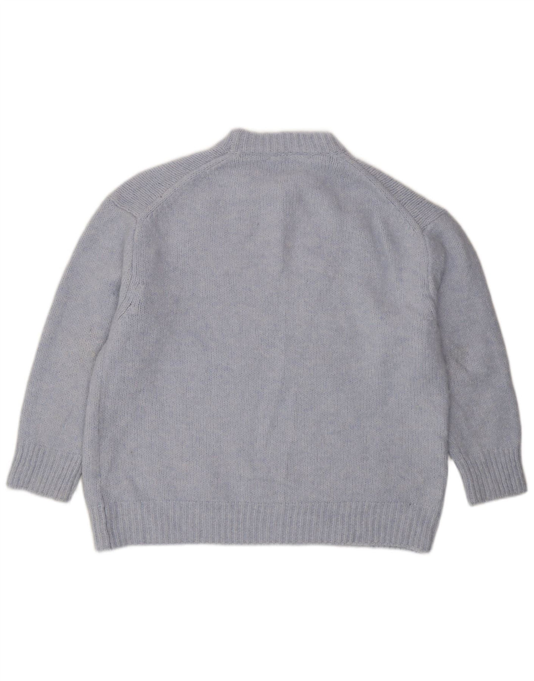 Pulover supradimensionat pentru femei Zara, cu gâtul turn, UK 16, mare, albastru