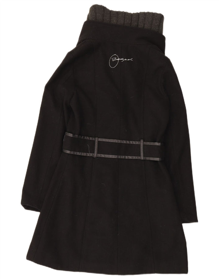 Pardesiu grafic pentru femei Desigual EU 36 Poliester negru mic