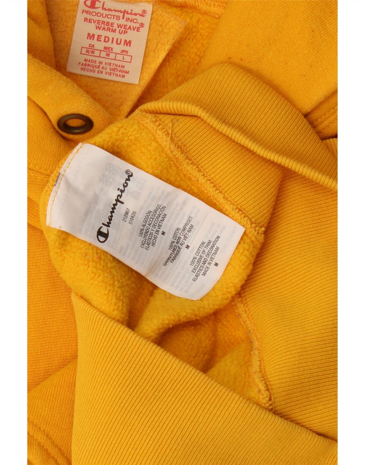 Pulover pentru bărbați Champion Reverse Weave, bumbac galben mediu