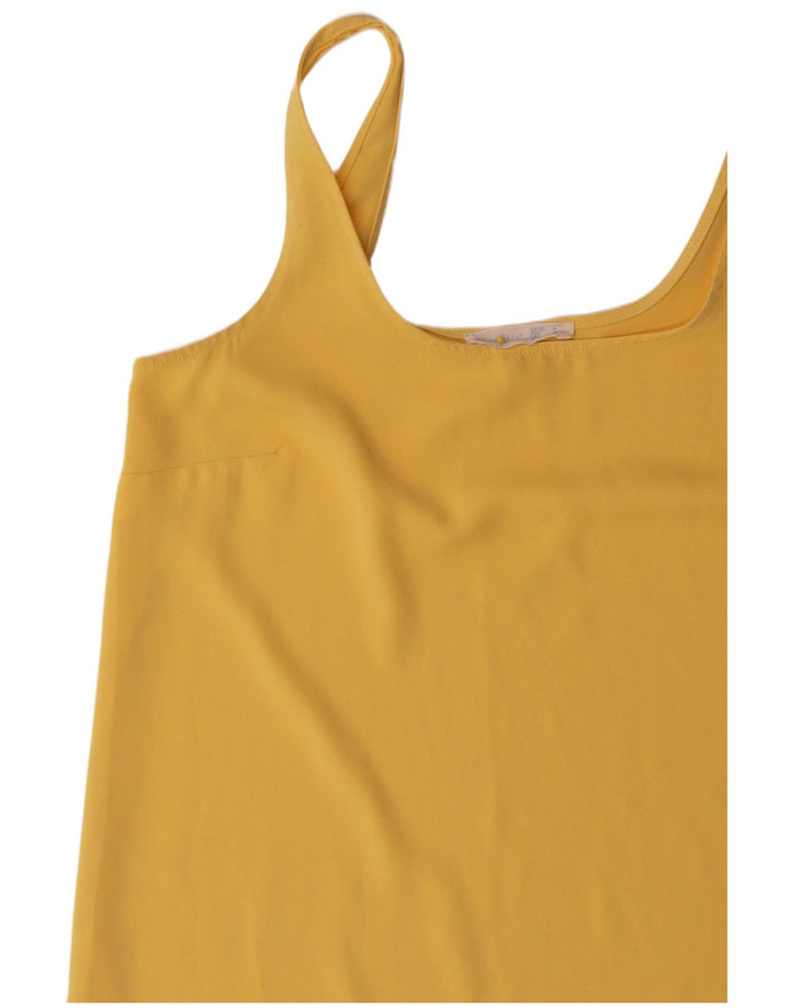 PRIMARK Cami Top pentru femei UK 8 Small Galben Poliester