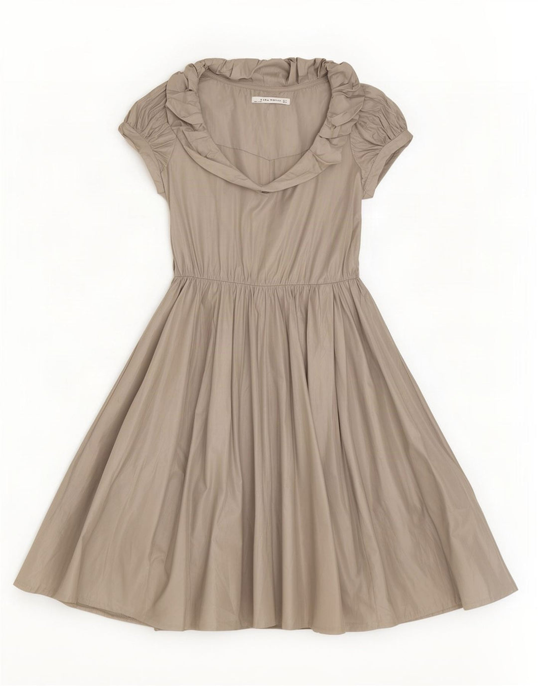 Rochie A-Line pentru femei Zara UK 12 Medium Gri Poliester