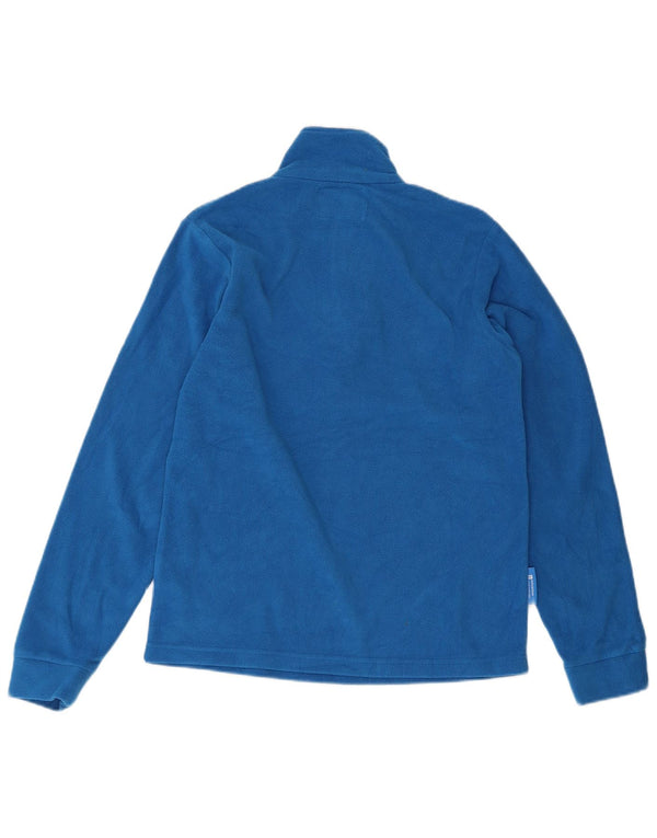 Pulover din lână pentru băieți Mountain Warehouse, cu fermoar, 12-13 ani, albastru sport