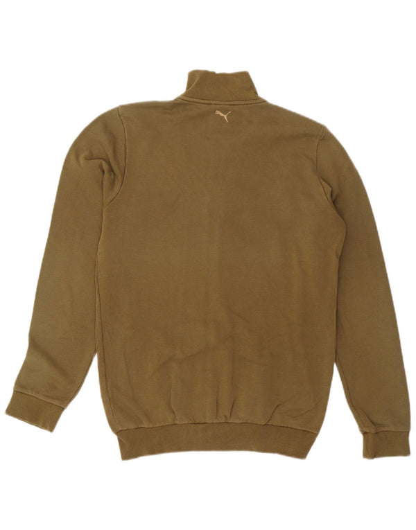 Jachetă de trening PUMA pentru băieți, 15-16 ani, bumbac kaki