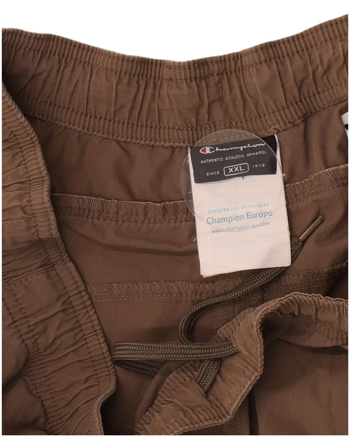 Pantaloni de trening Capri pentru femei Champion, 2XL, bumbac maro