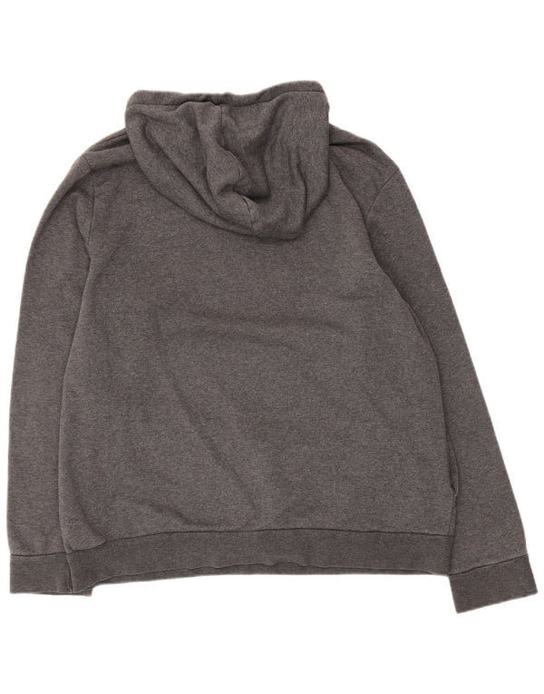 Pulover cu glugă cu grafic Adidas pentru femei UK 20/22 XL bumbac gri