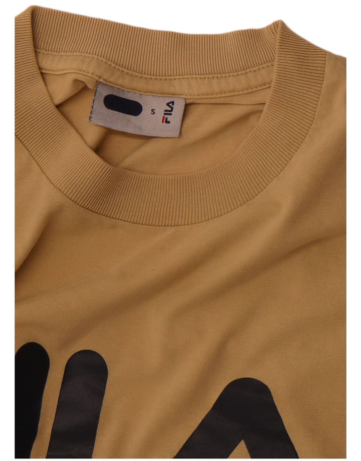 Tricou grafic pentru bărbați FILA Top Mic Bej