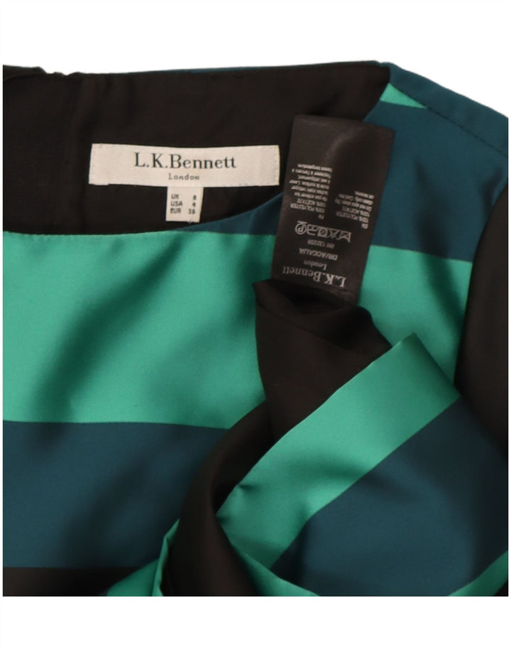 L.K. Rochie Bennett pentru femei UK 8, negru, poliester color bloc