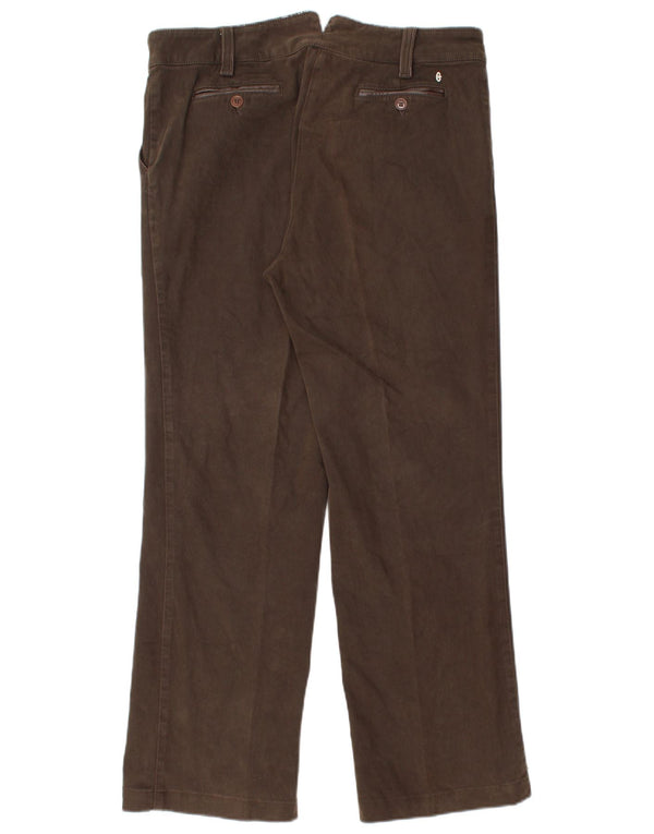 Pantaloni chino drepti pentru bărbați Conte of Florence IT 50 Large W34 L30 Maro